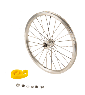 Brompton BROMPTON Ruota anteriore in argento