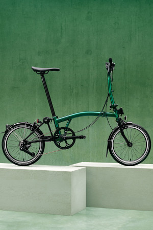 Brompton Limited Edition P Line M4L Emerald Lacquer Superlight (9.7 kg)