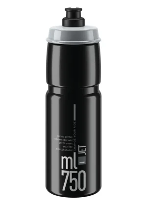 ELITE Borraccia Elite Jet, 750ml, black/grey
