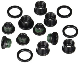 TRUVATIV Kit bulloni per CHAINRING 5STEEL/SPBLACK/BLACK