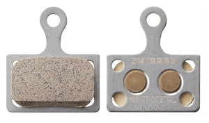 SHIMANO Coppia pastiglie in metallo Shimano K04Ti