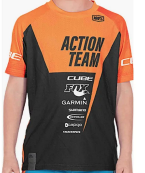 CUBE JUNIOR Jersey S/S X Actionteam - L