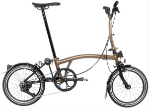 Brompton P Line M4L Bronze Sky - Titanium Black Matt