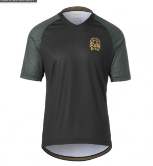 Giro Cycling T-Shirt MTB Roust Jersey - black wavy