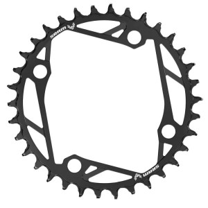 SRAM Chainring Eagle Transmission 38D E-MTB, Ø104mm T-Type Steel Black