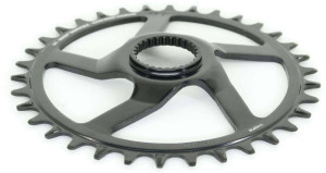 e*thirteen Corona anteriore 34T Steel, Bosch CS Gen4, Black