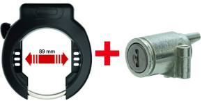 ABUS Lucchetto 5650L + Cilindro Bosch Nero