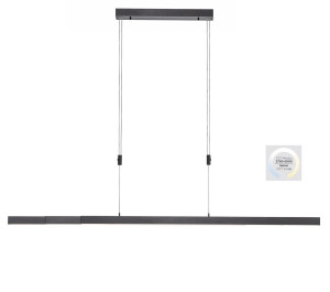 Hanglamp Adriana Antraciet L120-180cm