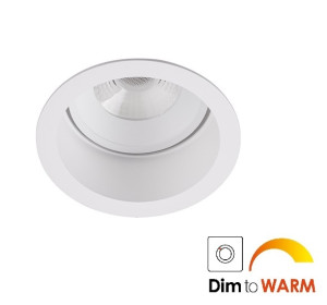 Inbouwspot Rond Wit 6.5Watt Led IP44 DTW