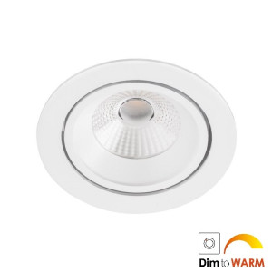 Inbouwspot LED Rond 6.5Watt IP44 Wit DTW