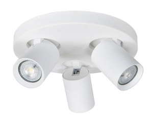 Highlight Spot Oliver Mat Wit 3 lichts GU10 Ø 25cm