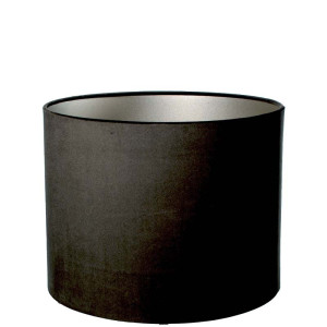 Lampenkap Cilinder Short Velvet Black Ø 40cm
