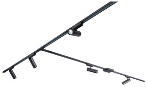 Freelight Railsysteem Track Zwart 480cm Incl 5 x GU10 Spot