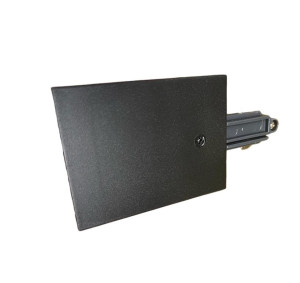 Inbouw Eindvoeding Trackline Zwart 1 Fase Links