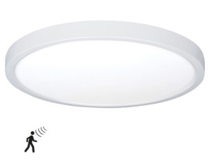 Highlight Plafondlamp Piatto Wit Ø 30,5 cm incl. Bewegingssensor