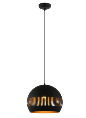 Freelight Hanglamp Globo Zwart - Goud Ø 40cm E27
