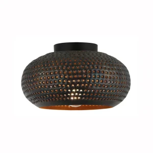 Freelight Plafondlamp Fuoco Bruin Zwart Ø 30cm E27 Fitting