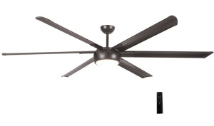 Plafondventilator Ventisei XXL Zwart Ø 213cm Led 24Watt Incl. Afstandsbediening
