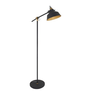 Vloerlamp Nove Zwart Goud E27 Fitting 40W max. 1322ZW