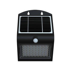 Wandlamp Atalanta Zwart Solar incl. Lichtsensor