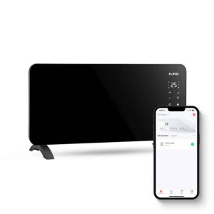 Paneel Verwarmer Zwart 2000W Smart incl. Wifi
