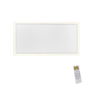 Infrarood Paneel Beroa Wit Incl. Led Verlichting & Afstandsbediening 120 x 60cm