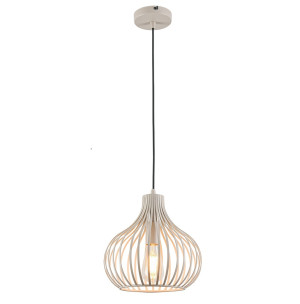 Freelight Hanglamp Aglio Crème Khaki Metaal Ø 28cm