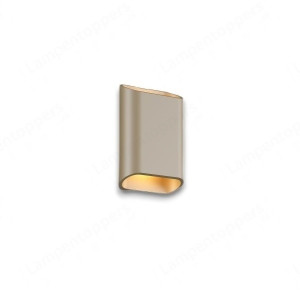 Artdelight Wandlamp Diaz-S Champagne Led 2 x 3Watt