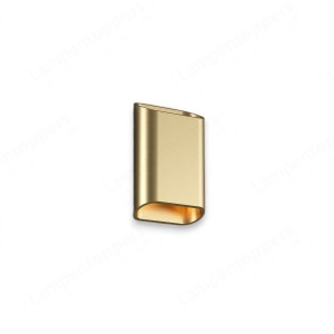 Artdelight Wandlamp Diaz-S Geborsteld Goud Led 2 x 3Watt