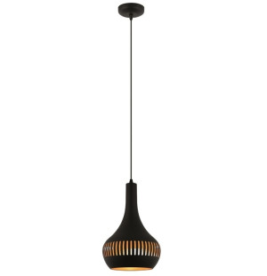 Freelight Hanglamp Canna Zwart - Goud Ø 25cm 1 Lichts E27