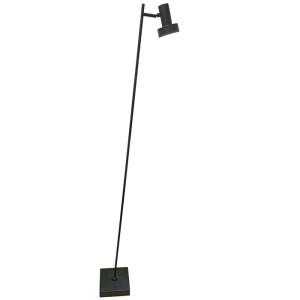 Freelight Vloerlamp Lunata Zwart GU-10 1 Lichts S 9091 Z