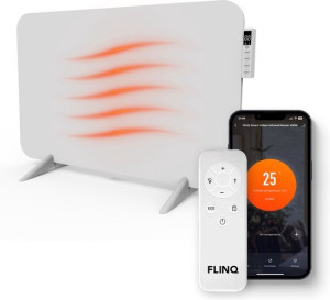 Smart Infrarood Verwarming 450 Watt Wit met Thermostaat