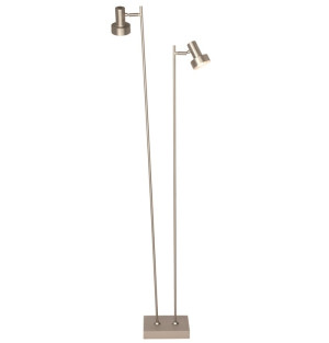 Freelight Vloerlamp Lunata Staal GU-10 2 Lichts S 9092 S