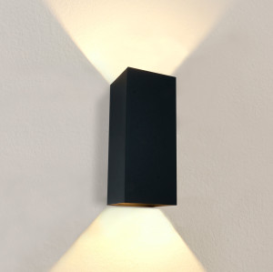 Wandlamp Dante 2 XL Zwart GU10 Up & Downlight