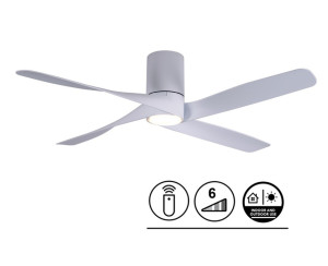 Plafondventilator Riviera Wit 12Watt Led Ø 132cm Incl. Afstandsbediening