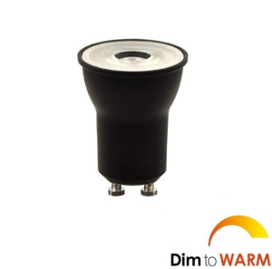 Freelight Mini GU10 3.6Watt Zwart Dim to Warm Ø 35mm