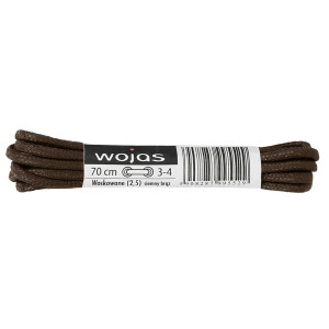 Wojas Voskované Šnúrky Tmavohnedé 70Cm 99502-02