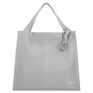 Wojas Popolavá Kabelka Shopper S Perforovanou Kožou