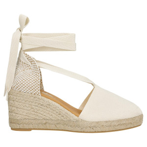 Béžové Uzavreté Espadrilky Relaks