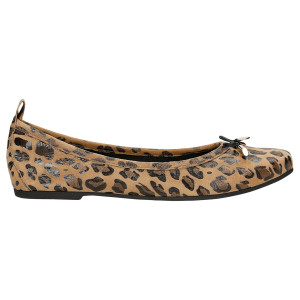 Wojas Balerínky S Leopardím Vzorom S Jemnou Mašličkou