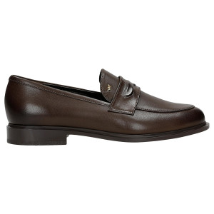 Wojas Hnedé Kožené Mokasíny Dámske Typu Penny Loafers