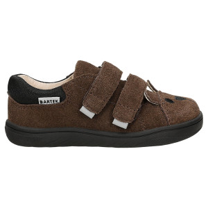 Hnedé Detské Barefoot Topánky S Medvedíkom Na Špičke Bartek 86006-62