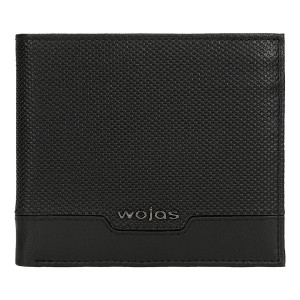 Wojas Čierna Pánska Peňaženka S Efektnou Štruktúrou A Ochranou Rfid