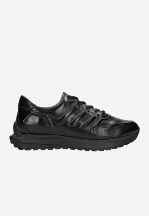 Wojas Czarne Awangardowe Sneakersy Męskie