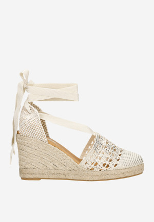 Beżowe Espadryle Relaks W Stylu Boho