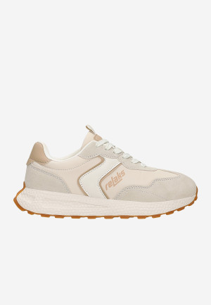 Masywne Sneakersy Damskie Relaks W Kolorze Beżowo-Białym