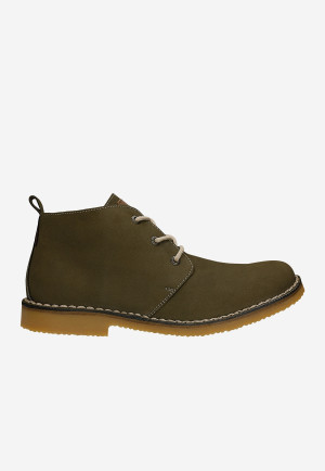 Wojas Pánské Kotníkové Boty Chukka V Khaki Barvě