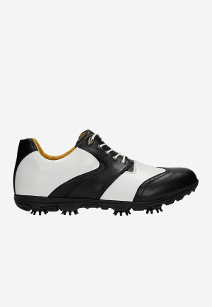 Wojas Czarne Męskie Półbuty Golfowe