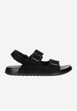 Wojas Czarne Sandały Męskie Z Linii Comfort