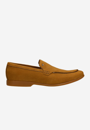Wojas Jasnobrązowe Loafersy Męskie
